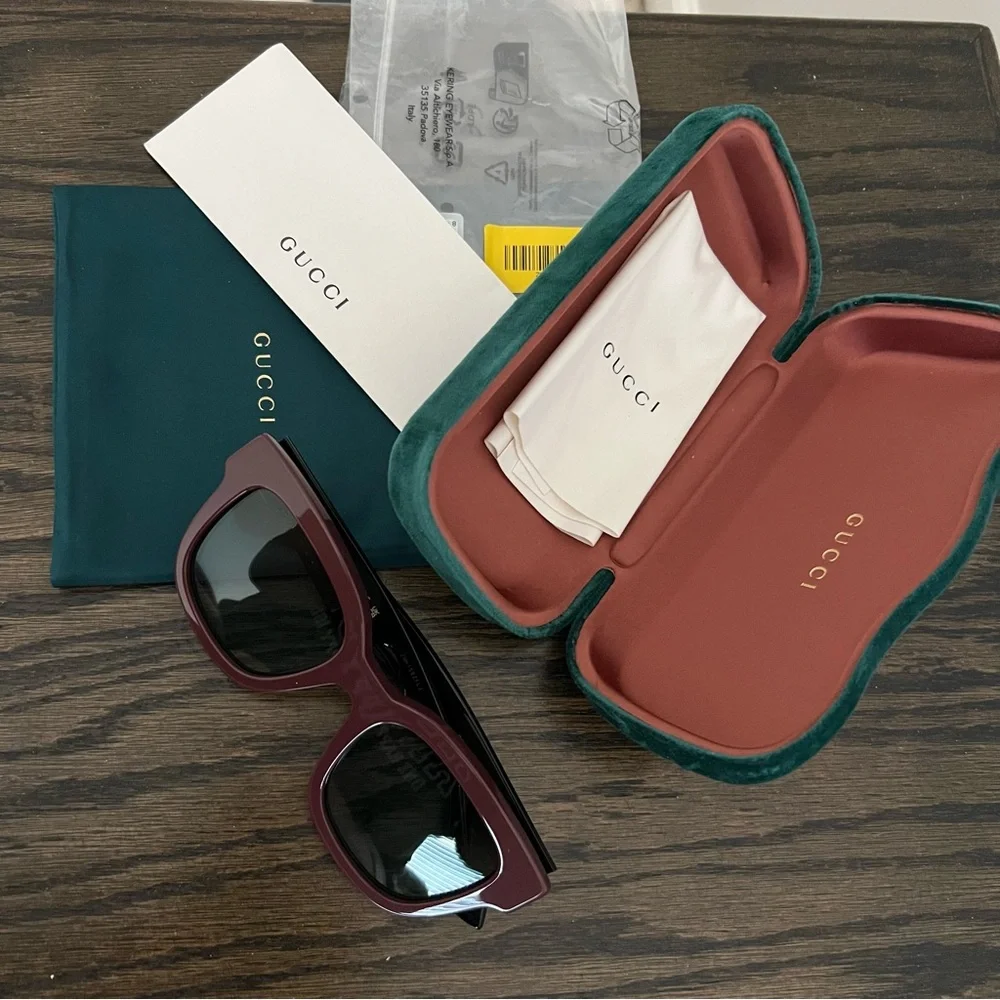 Gucci GG0998S Sunglasses - Brown/Black - Picture 2 of 9